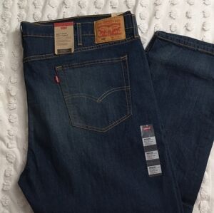 Levi’s Men's 502 Taper Flex Big & Tall Jeans 48x30 Dark Wash